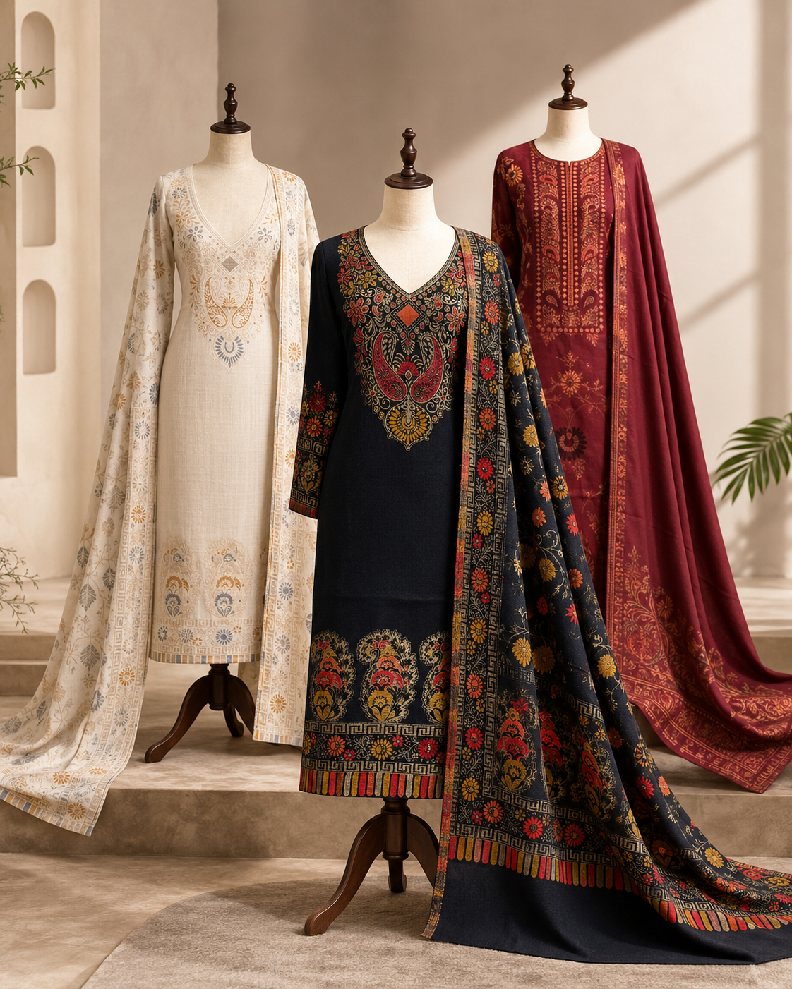 Pashmina Triple Kaani