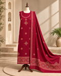 Unstitched Pashmina 3-Piece Suit