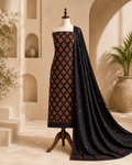 Unstitched Pashmina 3-Piece Suit