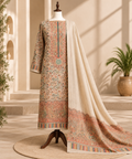 Unstitched Pashmina 3-Piece Suit